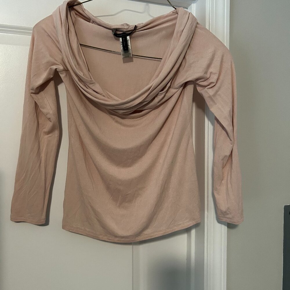 Women BCBG off the shoulder shirt